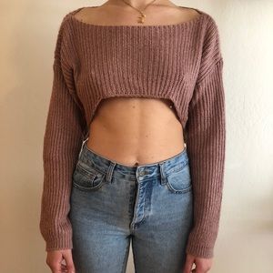 Fashion Nova cropped sweater